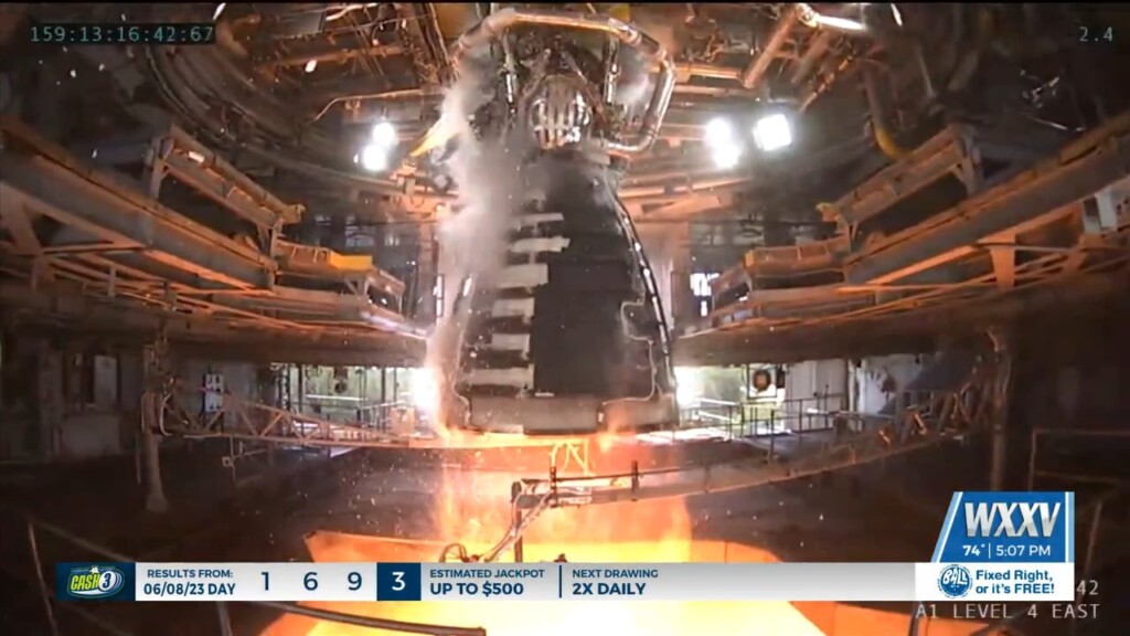 Rs 25 Engine Test Conducted At Stennis Space Center