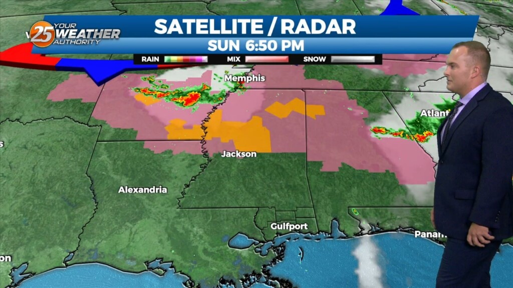 6/25 Jeff's "strong Thunderstorms Overnight" Sunday Night Forecast