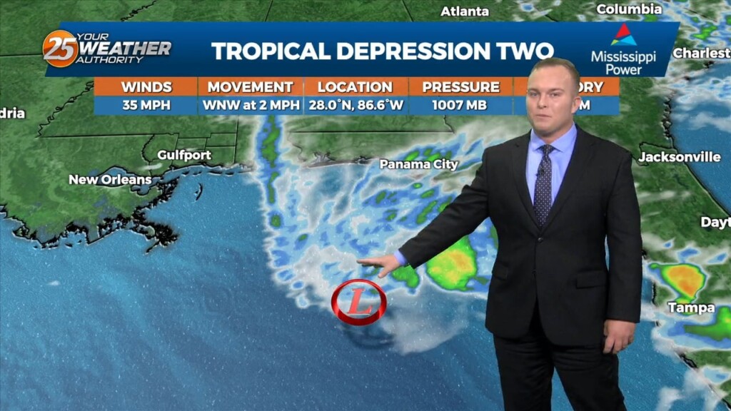 6/1 Jeff Vorick's "tropical Depression Two Forms" Thursday Evening Forecast
