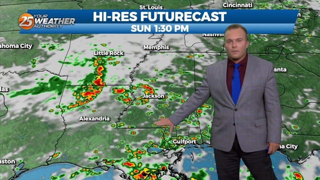 7/7 Jeff Vorick's "warm/humid" Friday Evening Forecast