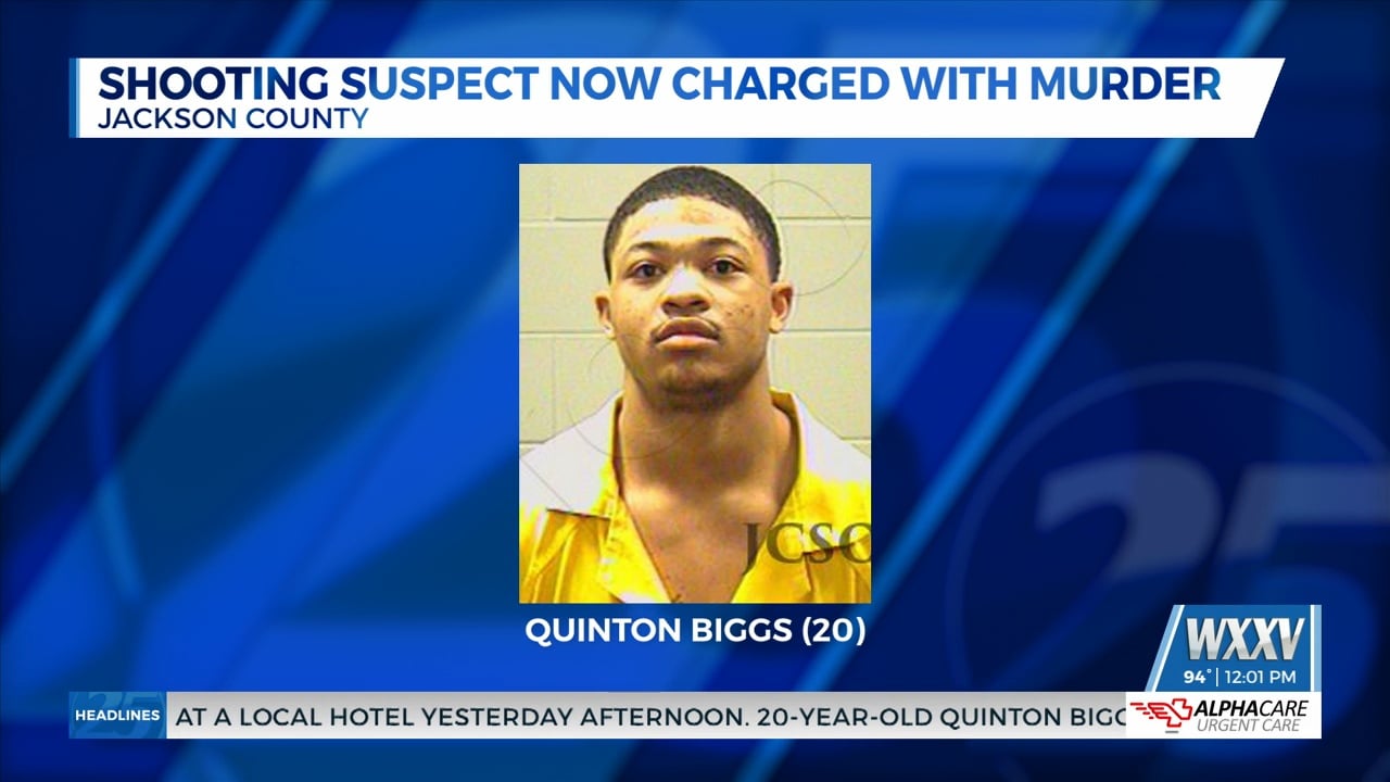 Jackson County shooting suspect now charged with murder - WXXV News 25