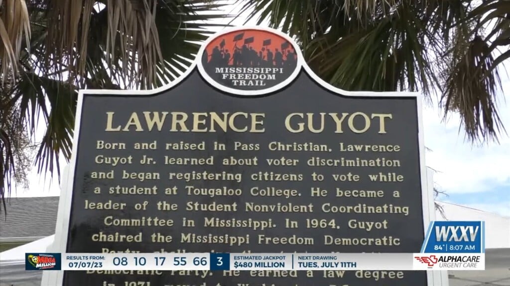Mississippi Freedom Marker Honors Lawrence Guyot In Hometown Of Pass Christian