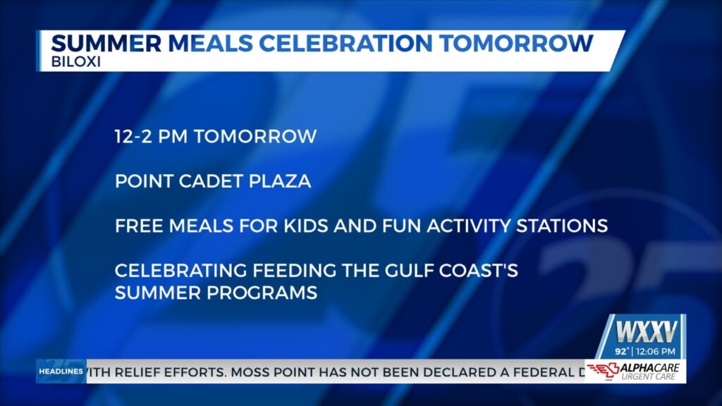 Summer Meals Celebration In Biloxi