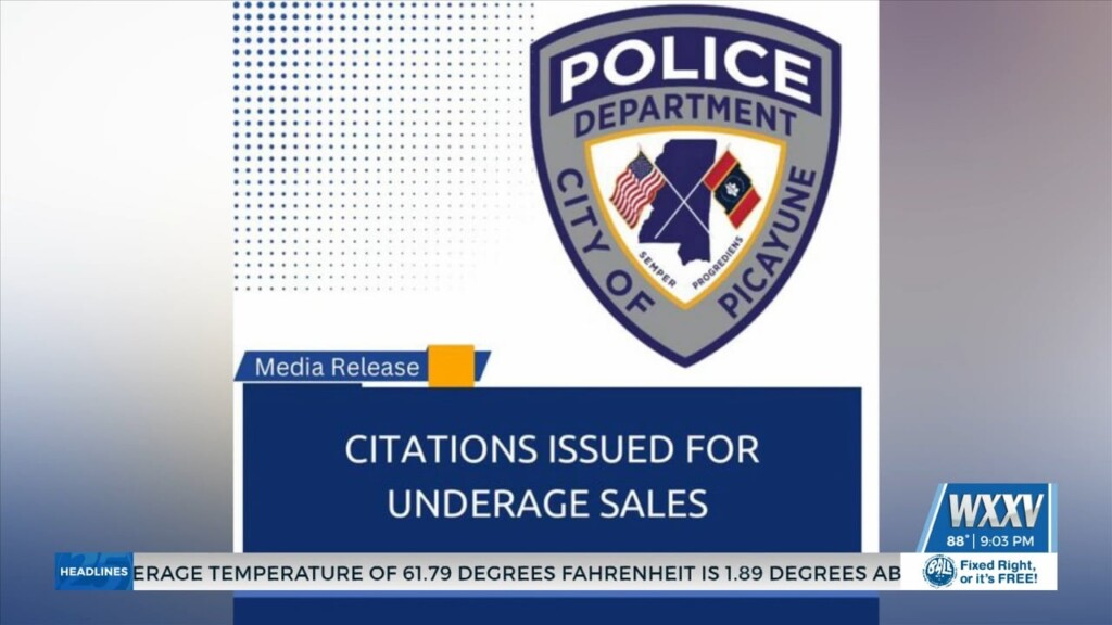 Citations Issued For Underage Sales In Picayune