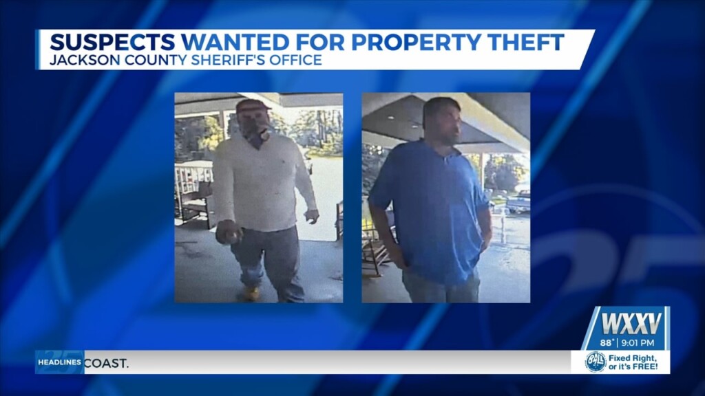 Suspects Wanted For Property Theft In Jackson County