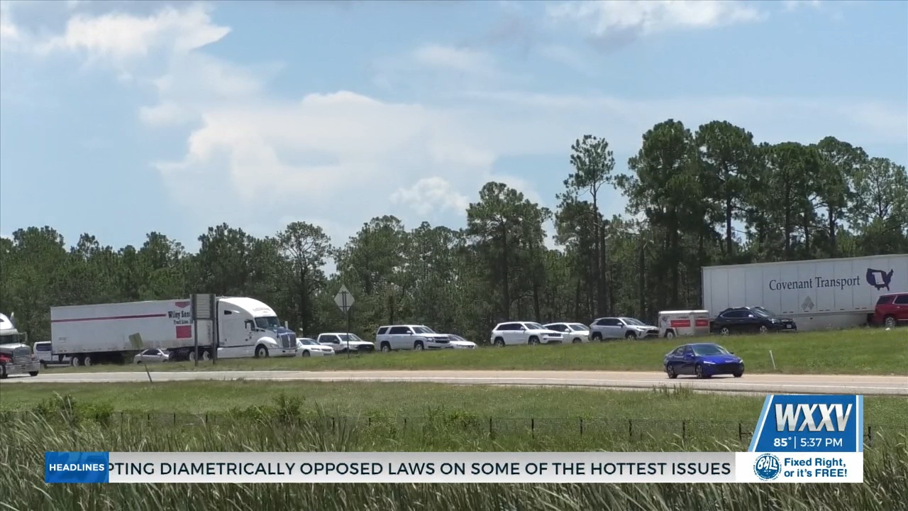 Construction causing delays on I-10 West - WXXV News 25