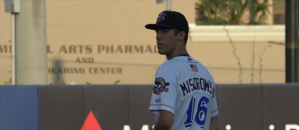 Biloxi Shuckers outfielder Jackson Chourio (11) during an MiLB Southern  League baseball game against the Chattanooga