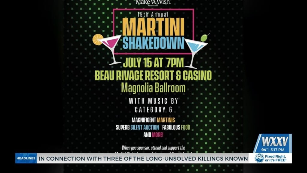 Martini Shakedown Fundraiser Returns To The Coast Saturday