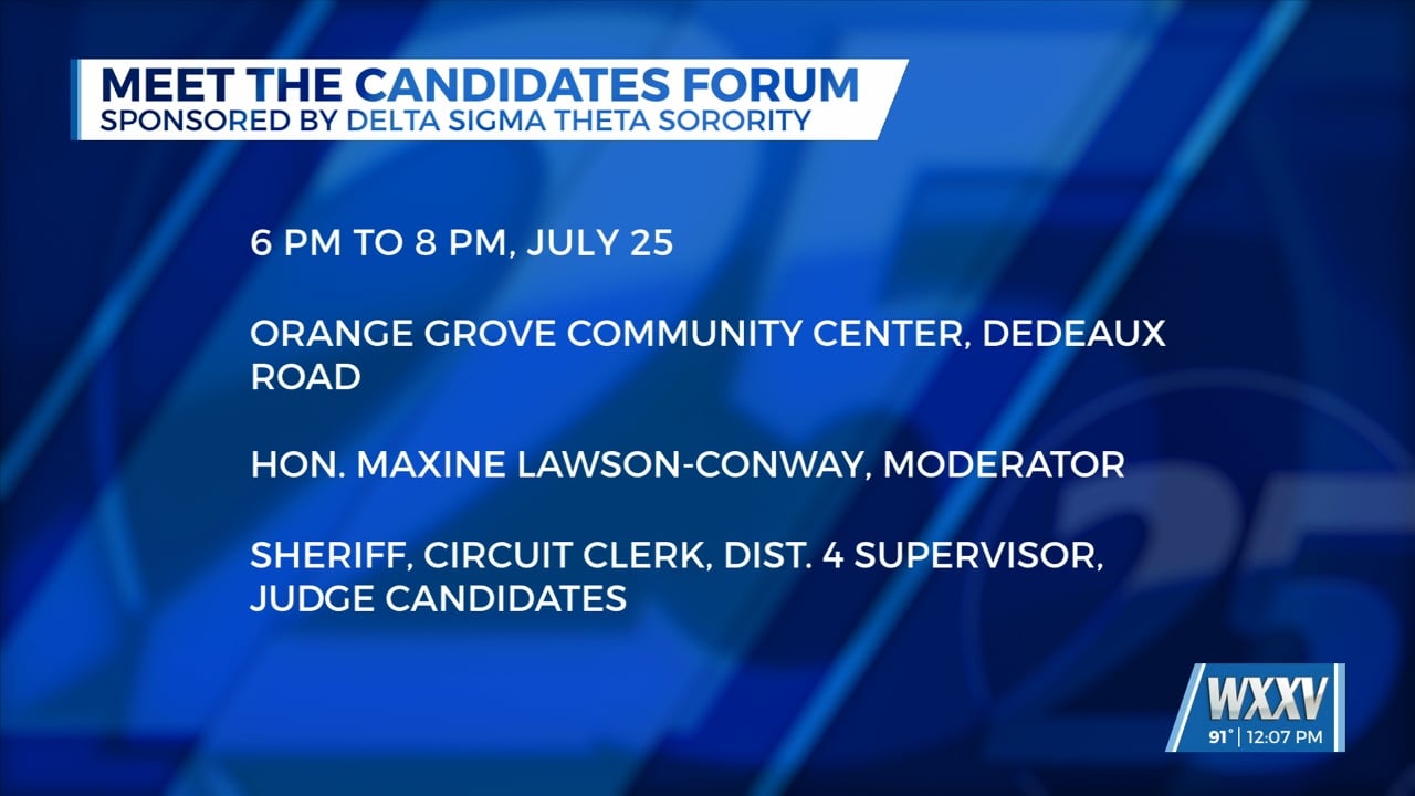 Meet the Candidates Forum in Harrison County - WXXV News 25
