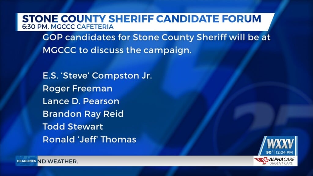 Stone County Sheriff Candidate Forum Tonight