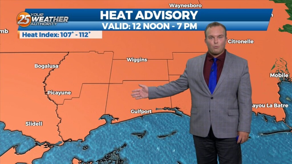 7/18 Jeff's "continued Dangerous Heat" Tuesday Night Forecast