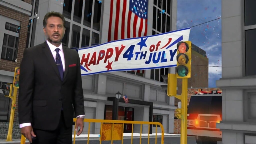 7/4 The Chief's "independence Day" Tuesday Morning Forecast