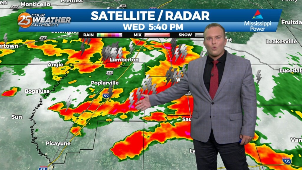 7/5 Jeff Vorick's "heavy Thunderstorms" Wednesday Evening Forecast