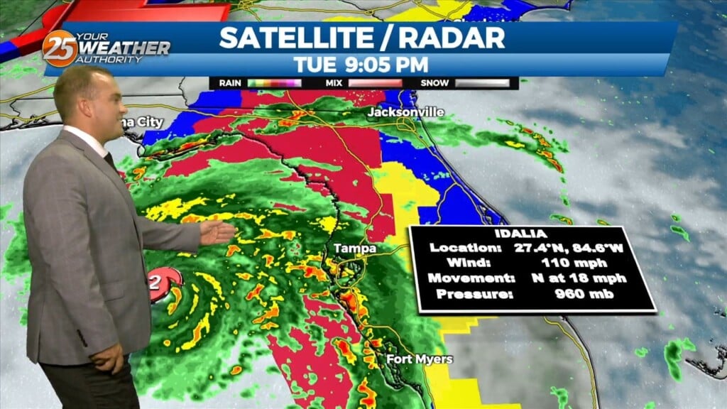 8/29 Jeff's "idalia Approaching Florida" Tuesday Night Forecast
