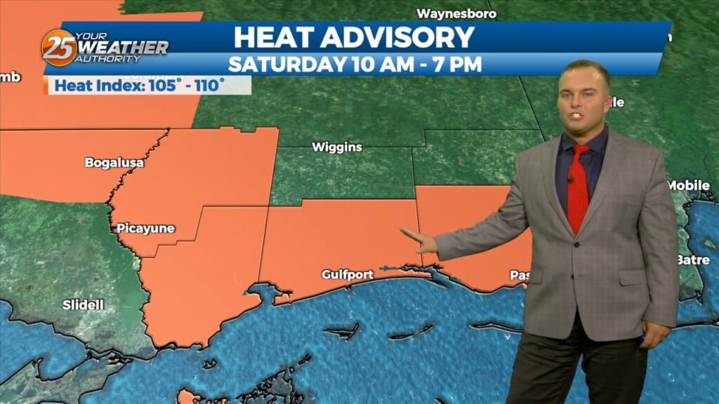 8/18 Jeff's "heat Advisory" Weekend Forecast