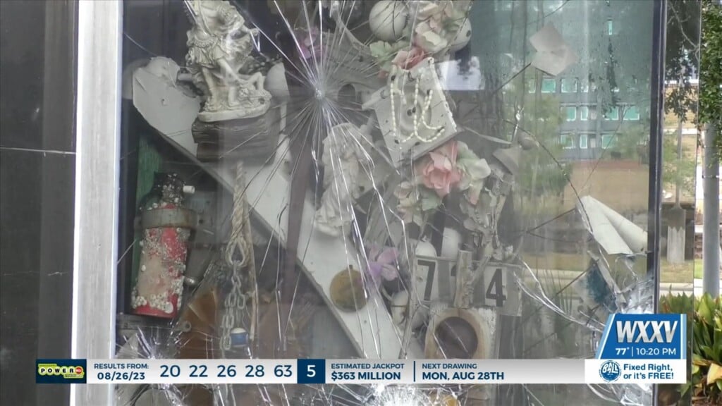 Hurricane Katrina Memorial In Biloxi Vandalized