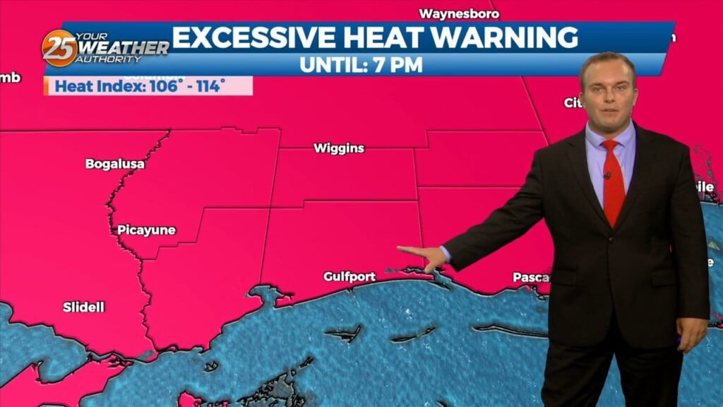 8/14 Jeff Vorick's "still Very Hot" Monday Evening Forecast