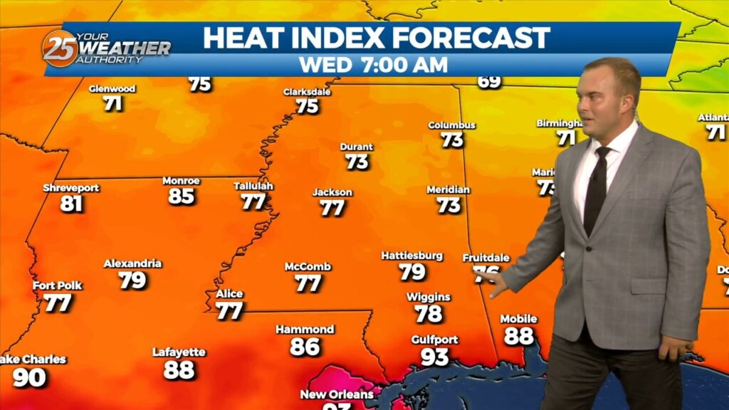 8/8 Jeff's "miserably Hot" Tuesday Night Forecast