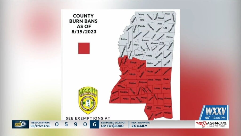 Burn Ban Still In Effect For South Mississippi