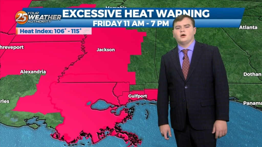 8/4 Chris's "heat Warning" Friday Morning Forecast