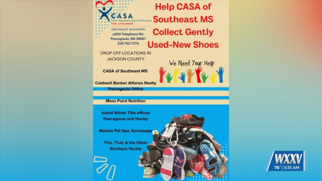 Casa Of Southeast Mississippi Holding Shoe Drive