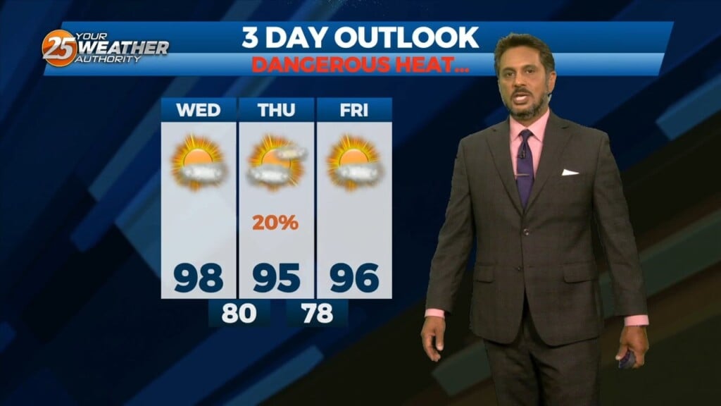 8/23 The Chief's "dangerous Heat Continues" Wednesday Afternoon Forecast