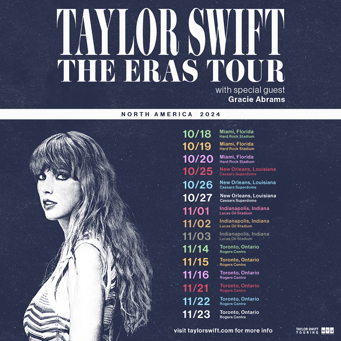 Taylor Swift Tour 2024 New Orleans Diann Florina