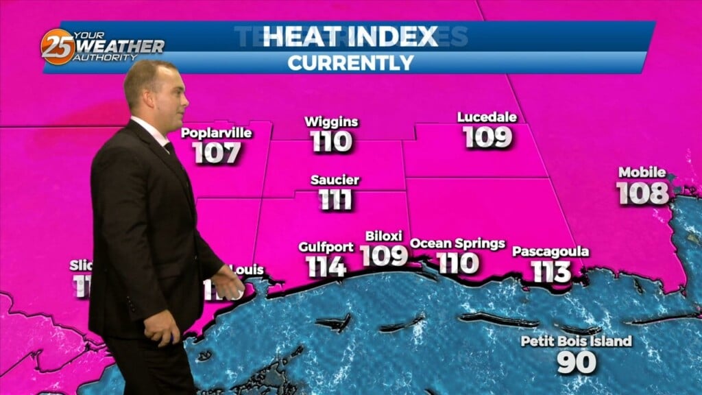8/7 Jeff Vorick's "extremely Hot" Monday Evening Forecast