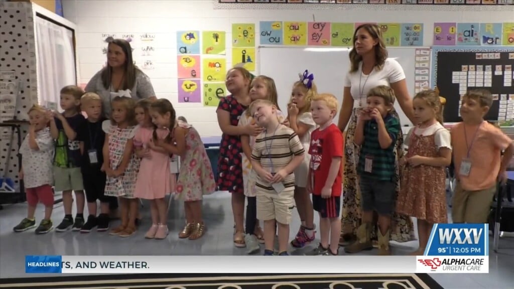 Saucier Elementary Students Return For The First Day Of School