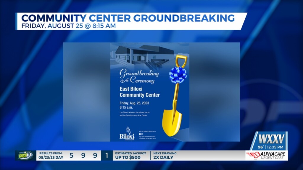 Biloxi Holding Groundbreaking For East Biloxi Community Center