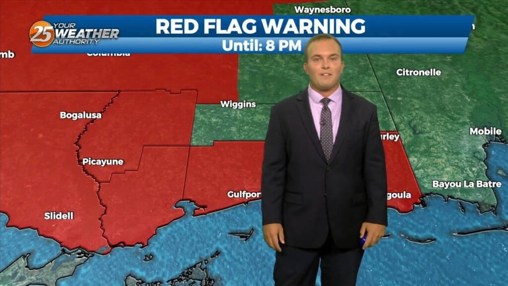 8/30 Jeff Vorick's "red Flag Warning" Wednesday Evening Forecast