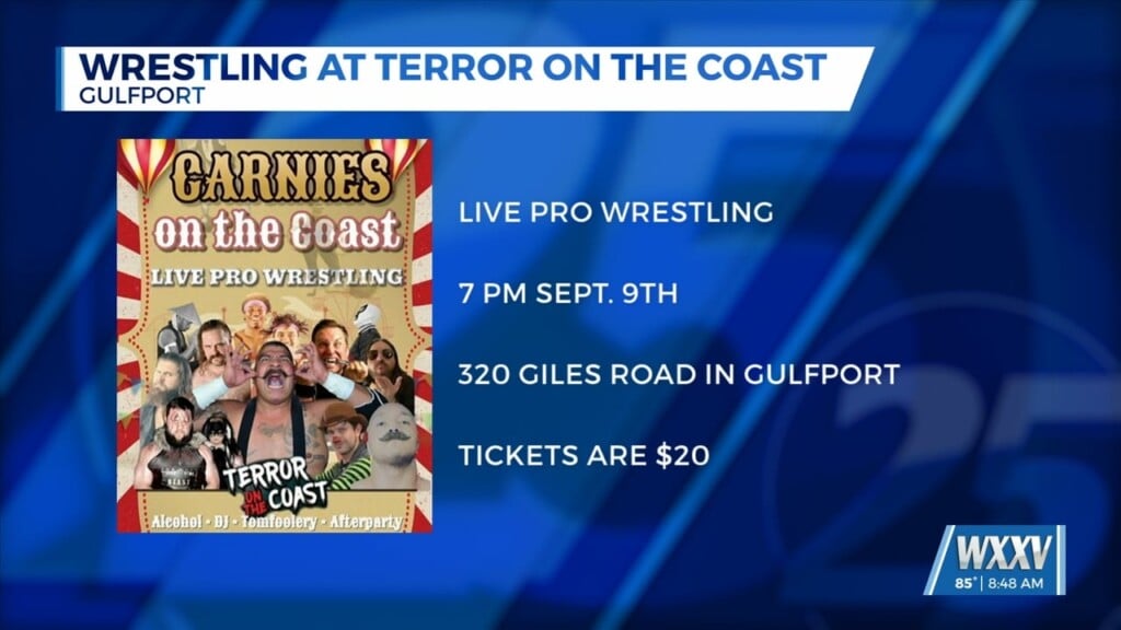 Wrestling Comes To The Coast Next Month
