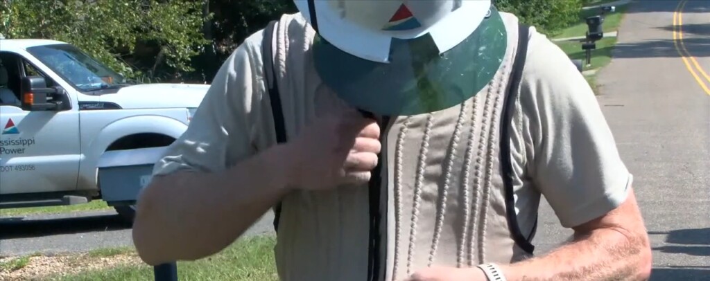 Mississippi Power Providing Cooling Vests
