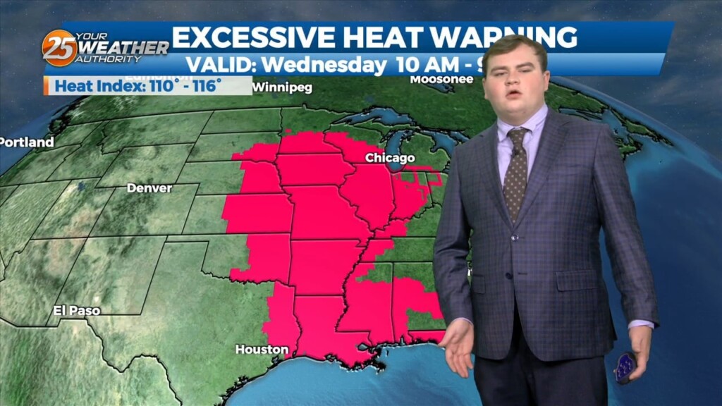 8/22 Chris's "dangerous Heat" Tuesday Night Forecast