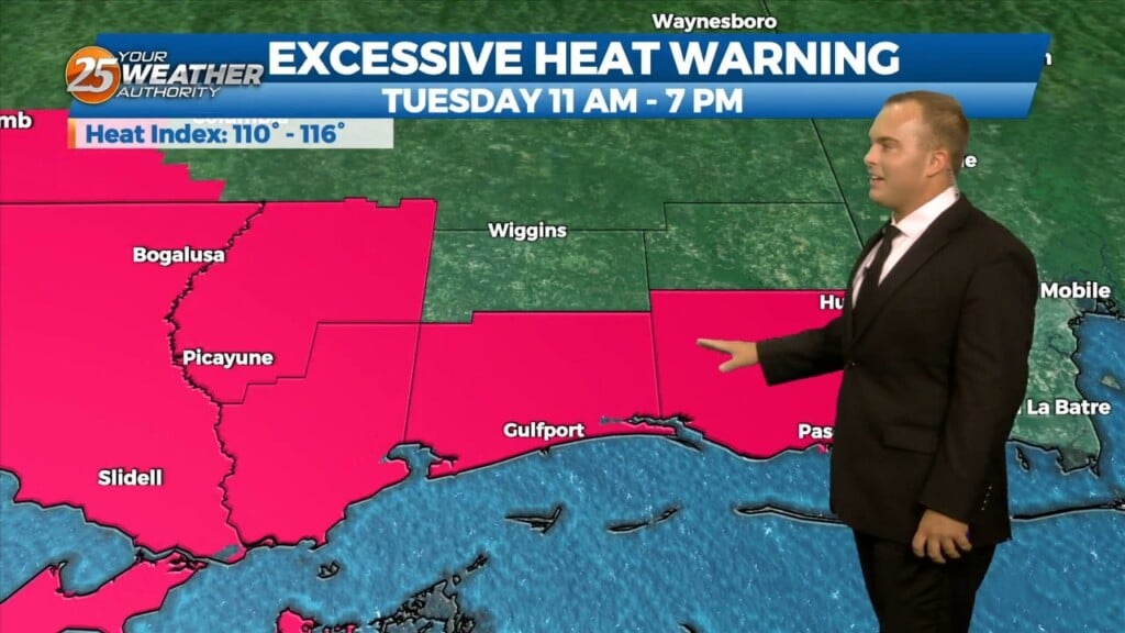 8/7 Jeff's "excessive Heat Warning... Again" Monday Night Forecast