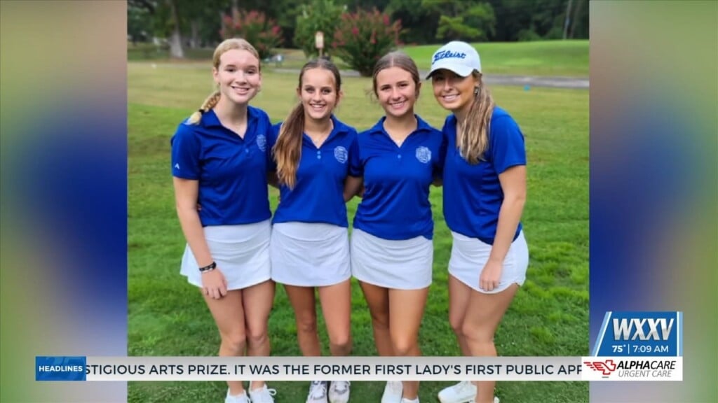 Both Golf Teams At Ocean Springs Were Hitting The Fairways All Day On Tuesday