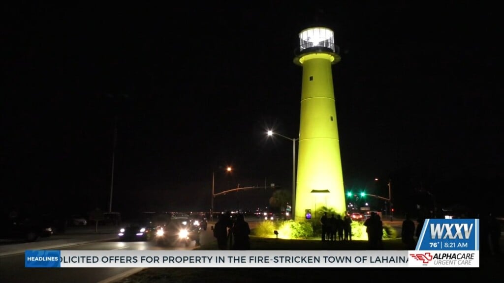 Biloxi Lighthouse Going Gold For Childhood Cancer Awareness