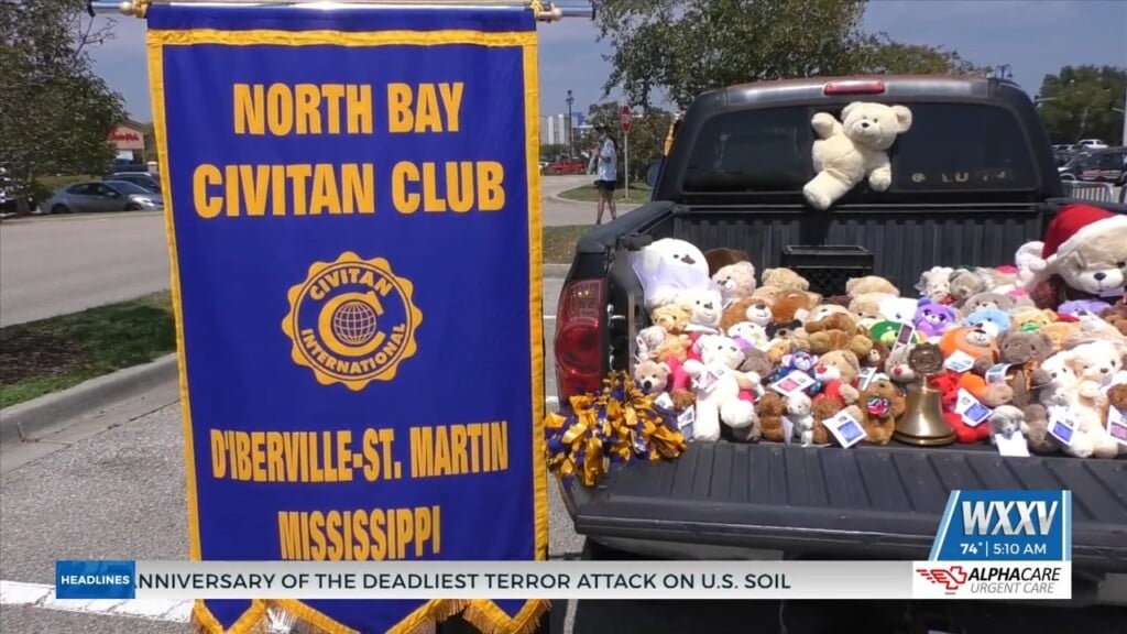 North Bay Civitan Club Of D’iberville St. Martin Collects Teddy Bears For Kids In Need