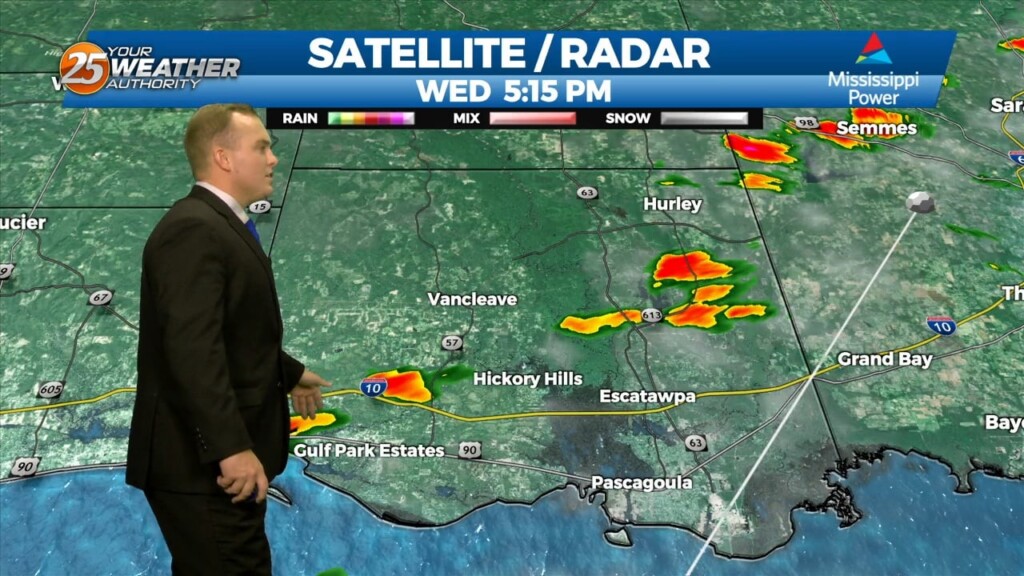 9/20 Jeff Vorick's "isolated Showers" Wednesday Evening Forecast