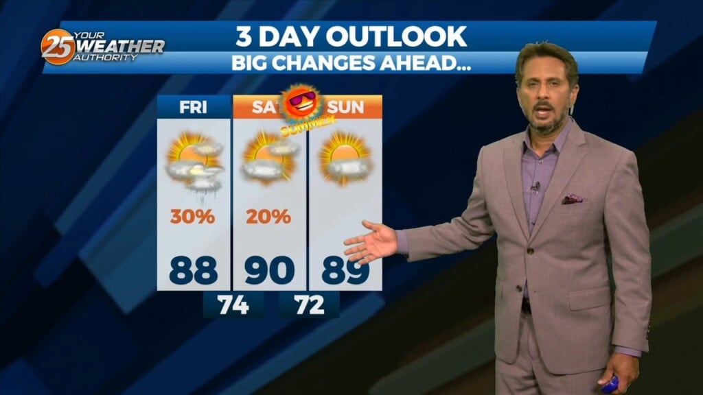 9/15 The Chief's "final Weekend Of Summer" Friday Afternoon Forecast