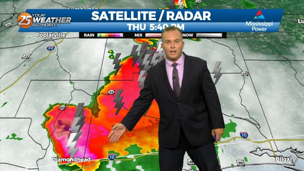 9/7 Jeff Vorick's "thunderstorms Come To End" Thursday Evening Forecast