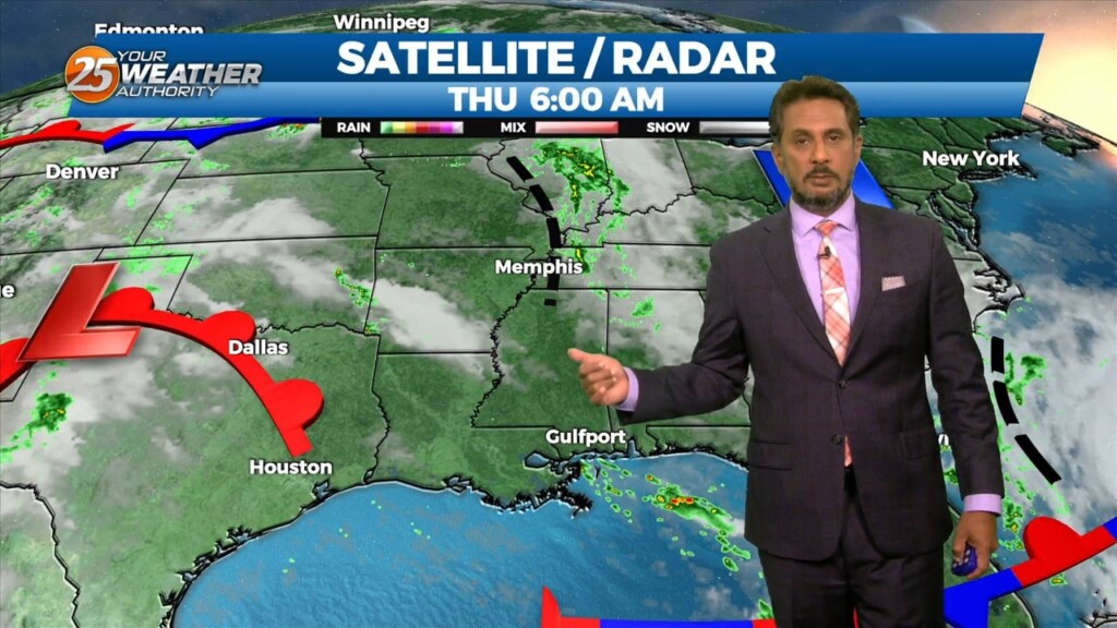9/21 The Chief's "spotty Rain Possible" Thursday Morning Forecast
