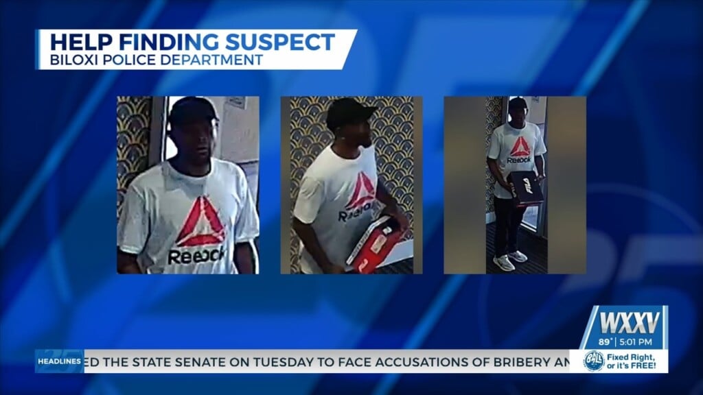 Biloxi Pd Looking For Suspect Accused Of Stealing From A Business