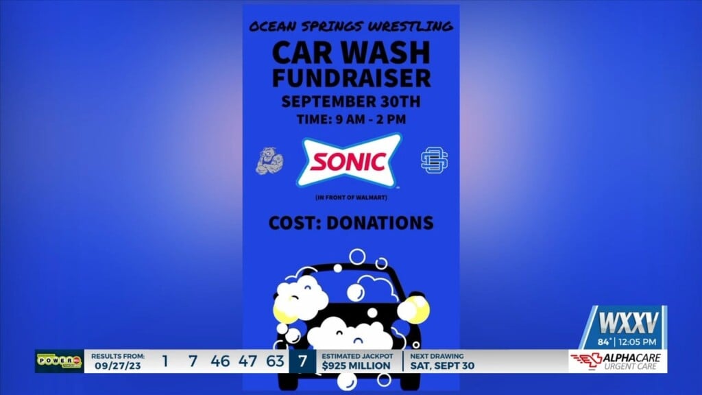 Ocean Springs Wrestling Team Holding Car Wash Fundraiser