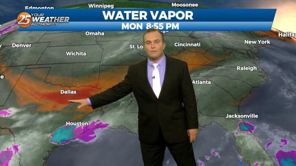 9/25 Jeff's "unsettled Start To Week" Monday Night Forecast