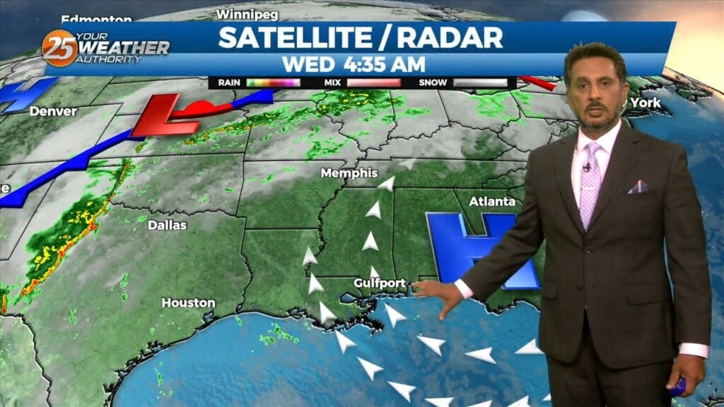 10/25 The Chief's "a Few Showers Possible" Wednesday Morning Forecast