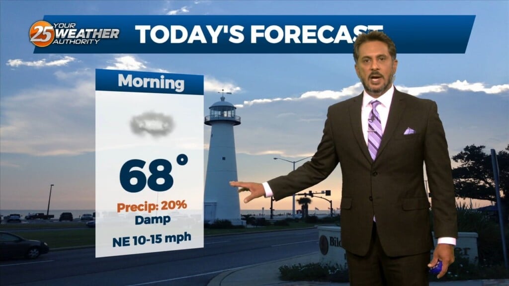 10/12 The Chief's "cloudy & Damp" Thursday Morning Forecast
