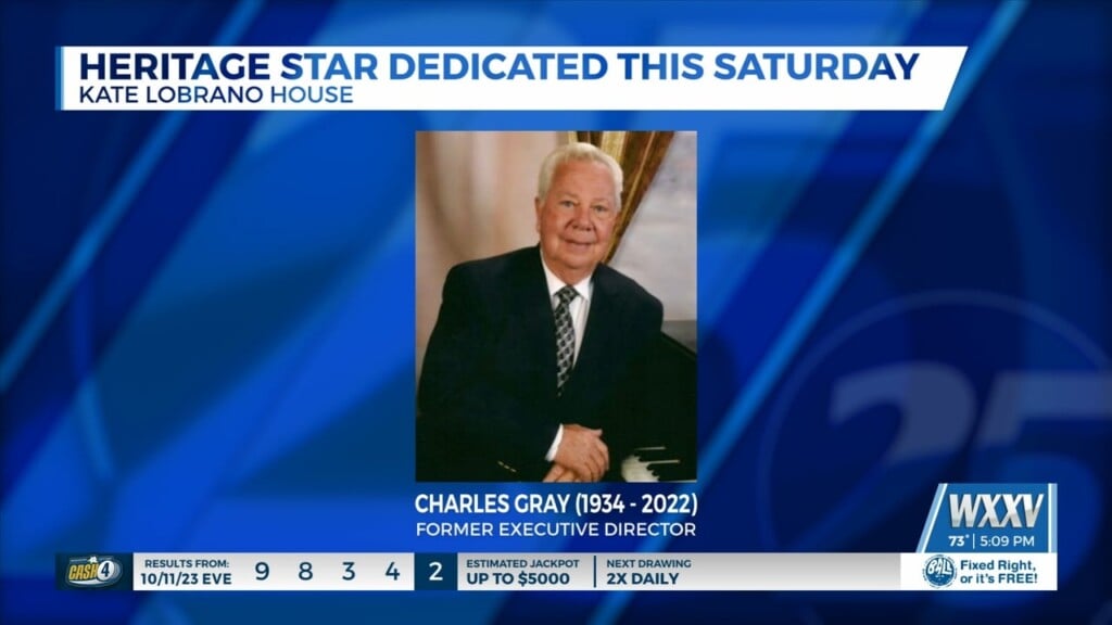 Memorial Star Dedication In Hancock County Honoring Charles Gray