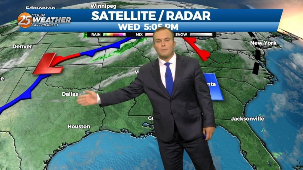 10/18 Jeff Vorick's "mild" Wednesday Evening Forecast