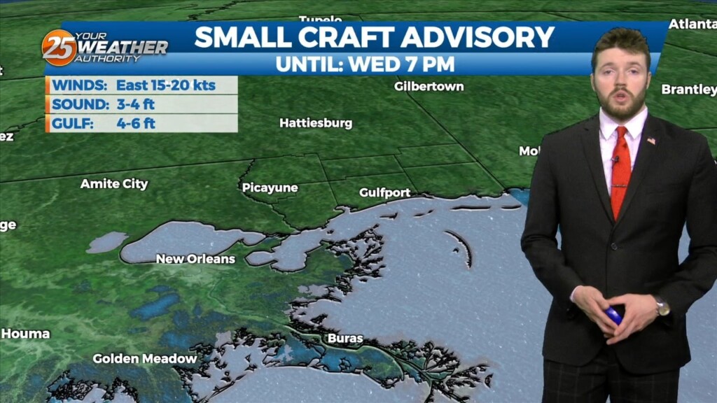 10/24 Trey's "stray The Day" Tuesday Evening Forecast